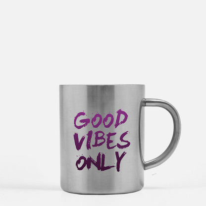 Good Vibes Only Gold & Silver Mug