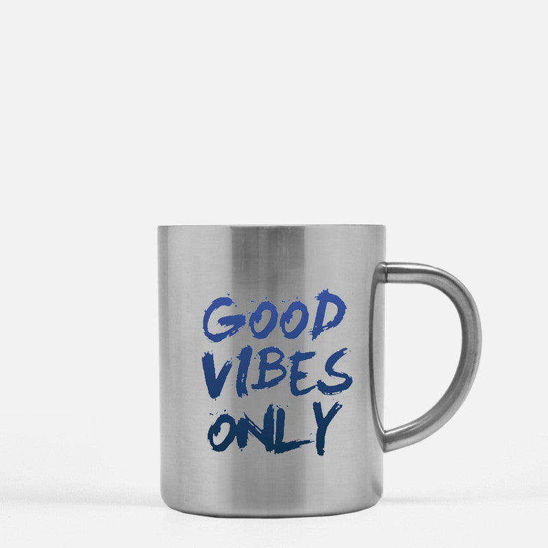 Good Vibes Only Gold & Silver Mug