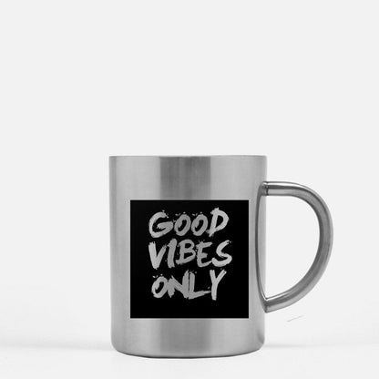 Good Vibes Only Gold & Silver Mug