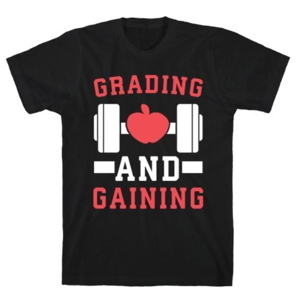 GYM FIT T-SHIRT GRADING AND GAINING T-SHIRT