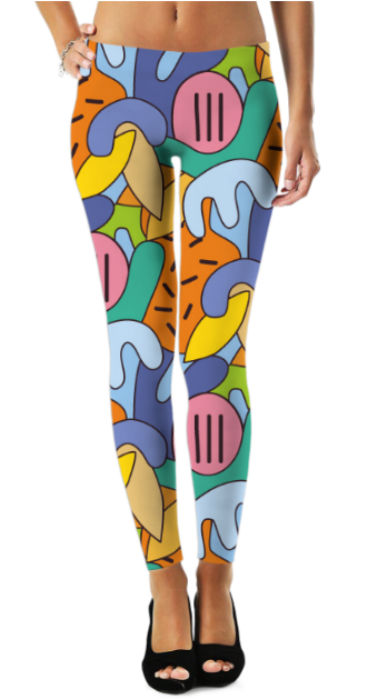 Virgin Teez Leggings Graphic Pattern (6) Legging