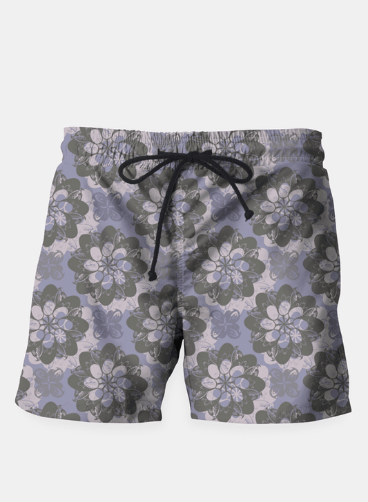 Ayaz Ahmed Shorts Gray Flower Shorts