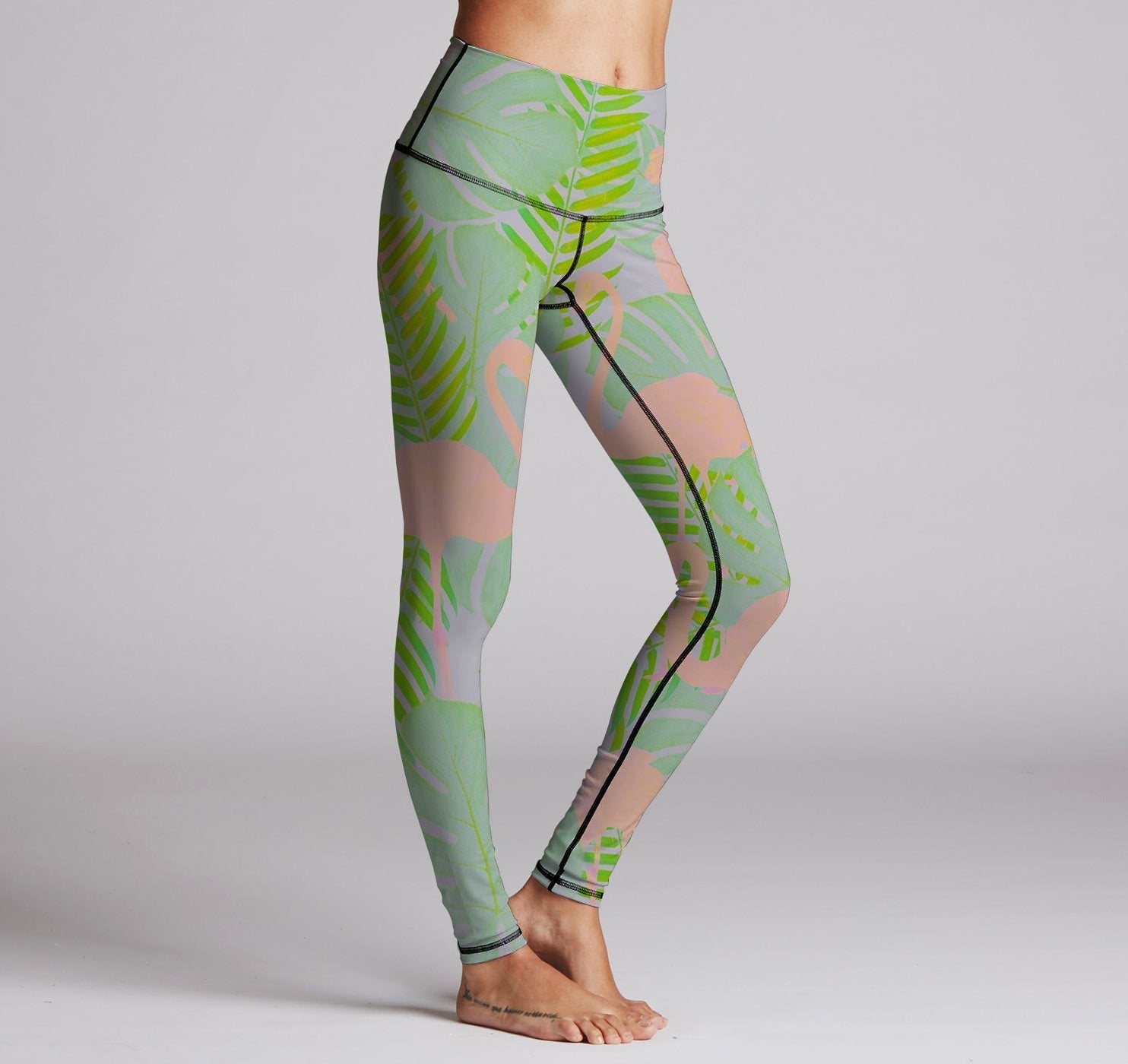 Virgin Teez Leggings Green Bird Legging