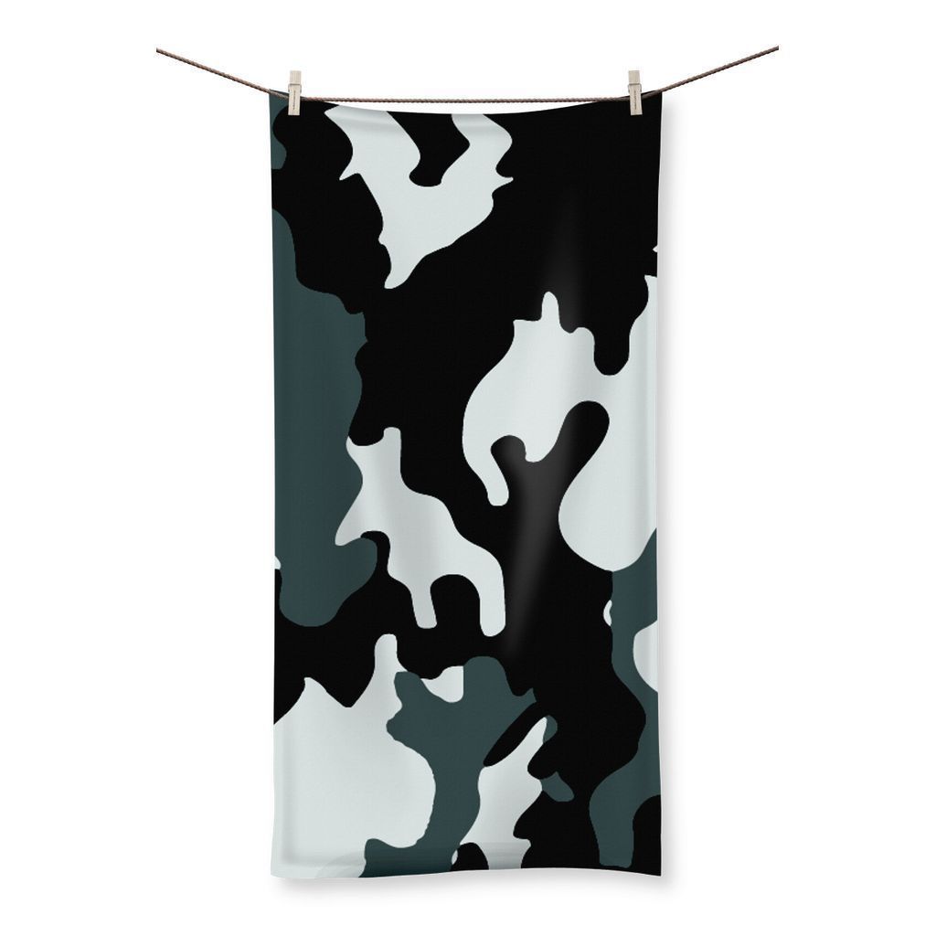 kite.ly Homeware 27.5"x55.0" Grey Camo Beach Towel