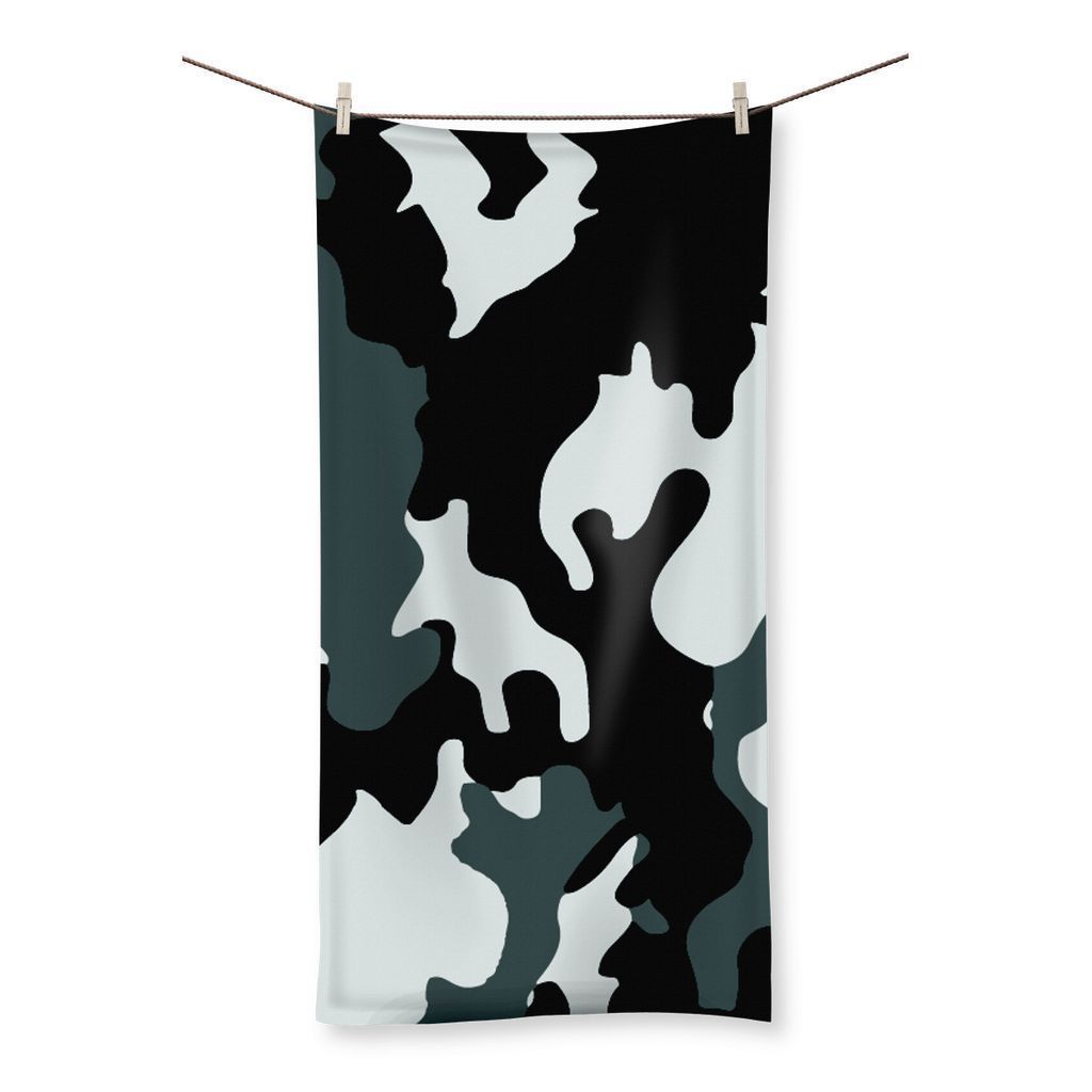 kite.ly Homeware 31.5"x63.0" Grey Camo Beach Towel