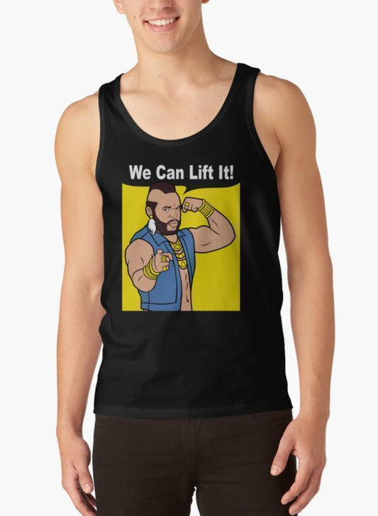 Ali Ahsan Tank Tops Gym Mr T We Can Lift It!