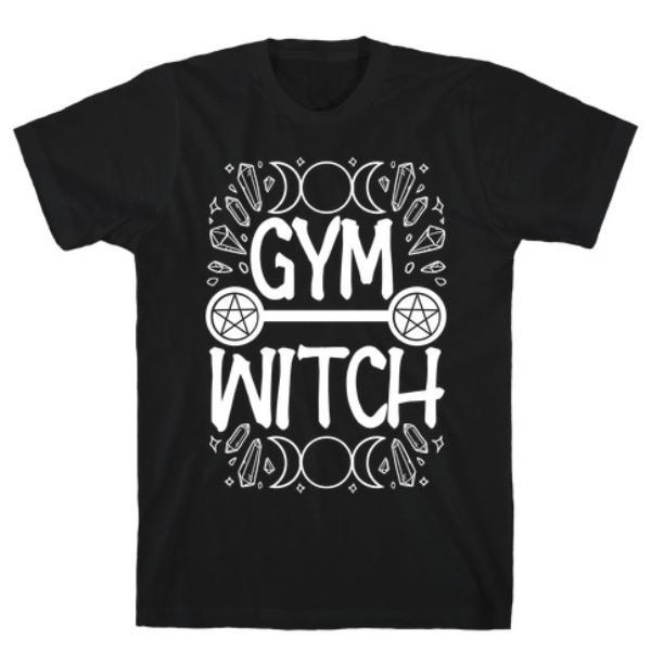 GYM FIT T-SHIRT GYM WITCH T-SHIRT