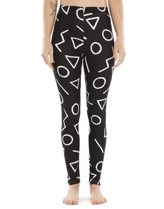 Virgin Teez Leggings Small Happy Pattern Legging