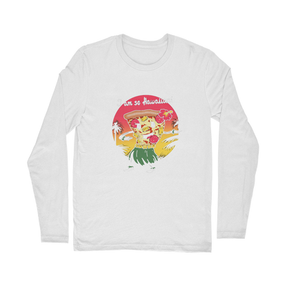 VIRGIN TEEZ Long sleeves T-shirt White / Unisex / S Hawaiian Pizza Classic Long Sleeve T-Shirt