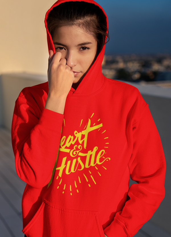 Virgin Teez Pull Over Hoodie Heart & Hustle HOODIE