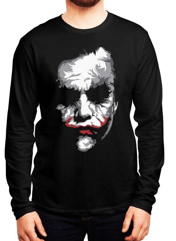 M Nidal Khan T-shirt SMALL / Black Heath Joker Full Sleeves T-shirt