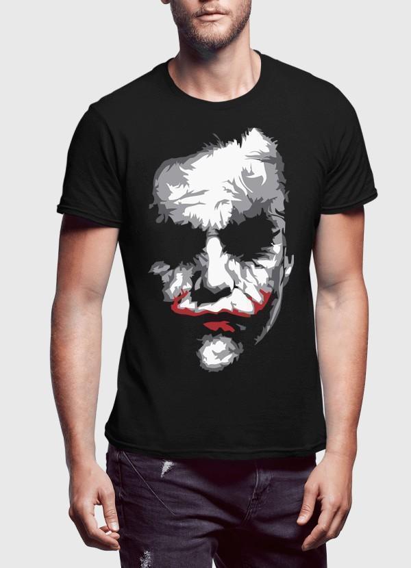 M Nidal Khan T-shirt SMALL / Black Heath Joker Half Sleeves T-shirt