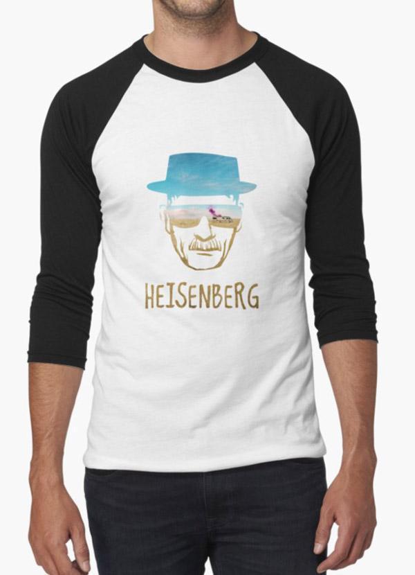 Tommy Nease Full Sleeves T-Shirts Heisenberg BLACK & WHITE FULL SLEEVES T-SHIRT