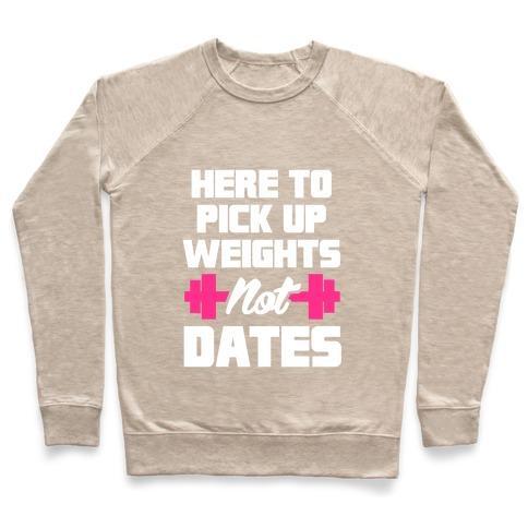 Virgin Teez  Pullover Crewneck Sweatshirt / x-small / Heathered Oatmeal HERE TO PICK UP WEIGHTS NOT DATES CREWNECK SWEATSHIRT