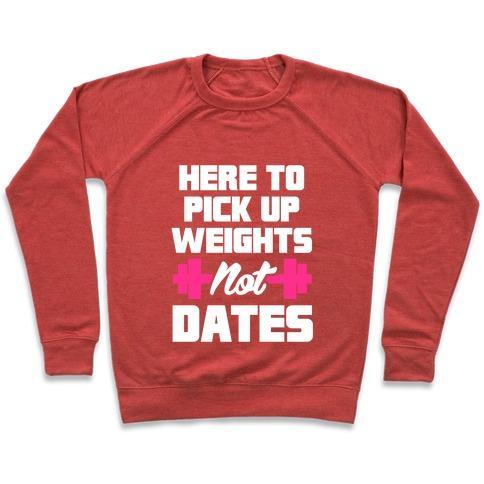 Virgin Teez  Pullover Crewneck Sweatshirt / x-small / Heathered Red HERE TO PICK UP WEIGHTS NOT DATES CREWNECK SWEATSHIRT