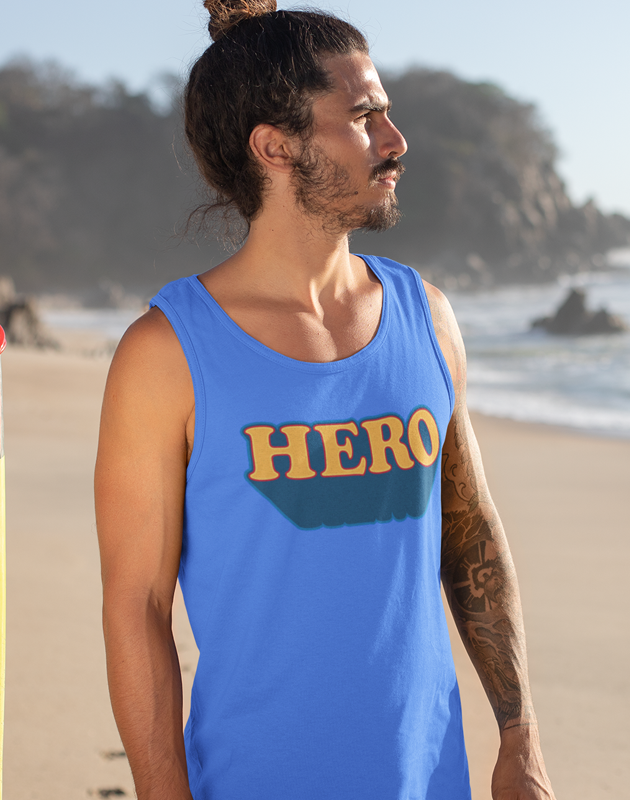 VIRGIN TEEZ Tank Top Hero Premium Adult Muscle Top