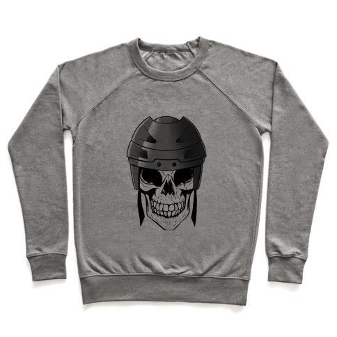 Virgin Teez  Pullover Crewneck Sweatshirt / x-small / Heathered Gray HOCKEY OR DIE CREWNECK SWEATSHIRT