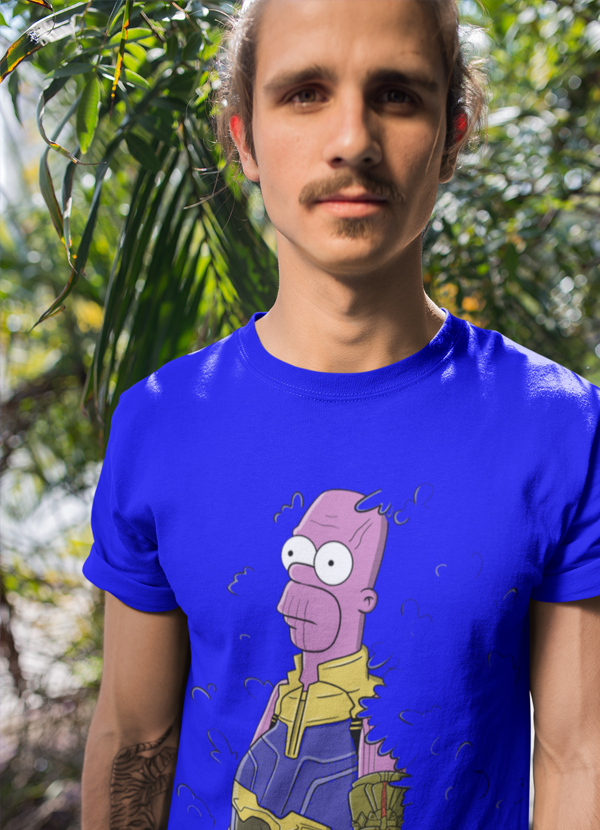 Virgin Teez T-SHIRT Homer Thanos T-shirt