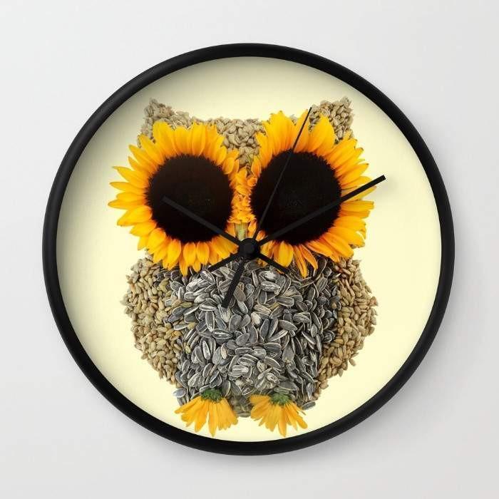 Dany Designs Wall Clock Hoot! Day Owl! Wall clock