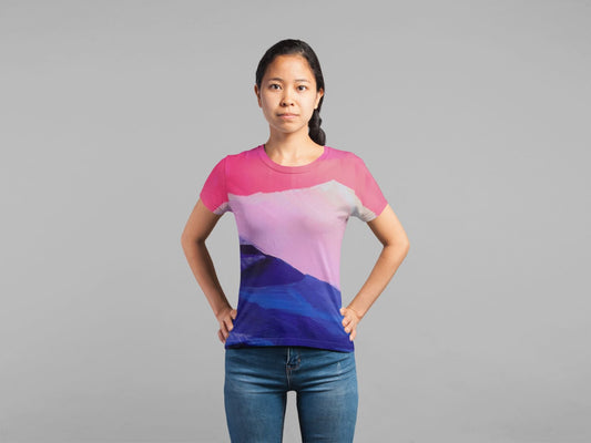 Hot pink morning Classic Sublimation Women's T-Shirt