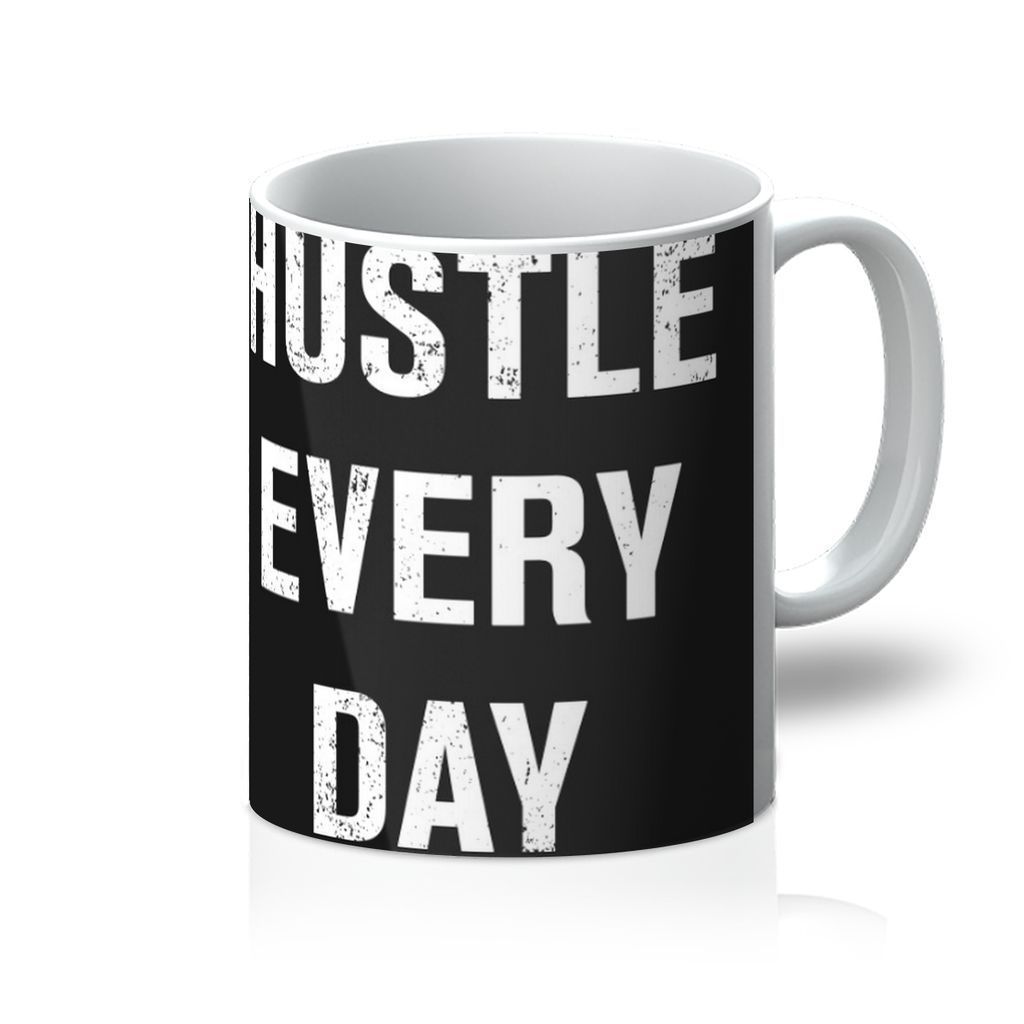 VIRGIN TEEZ Homeware 11oz Hustle Every Day Mug