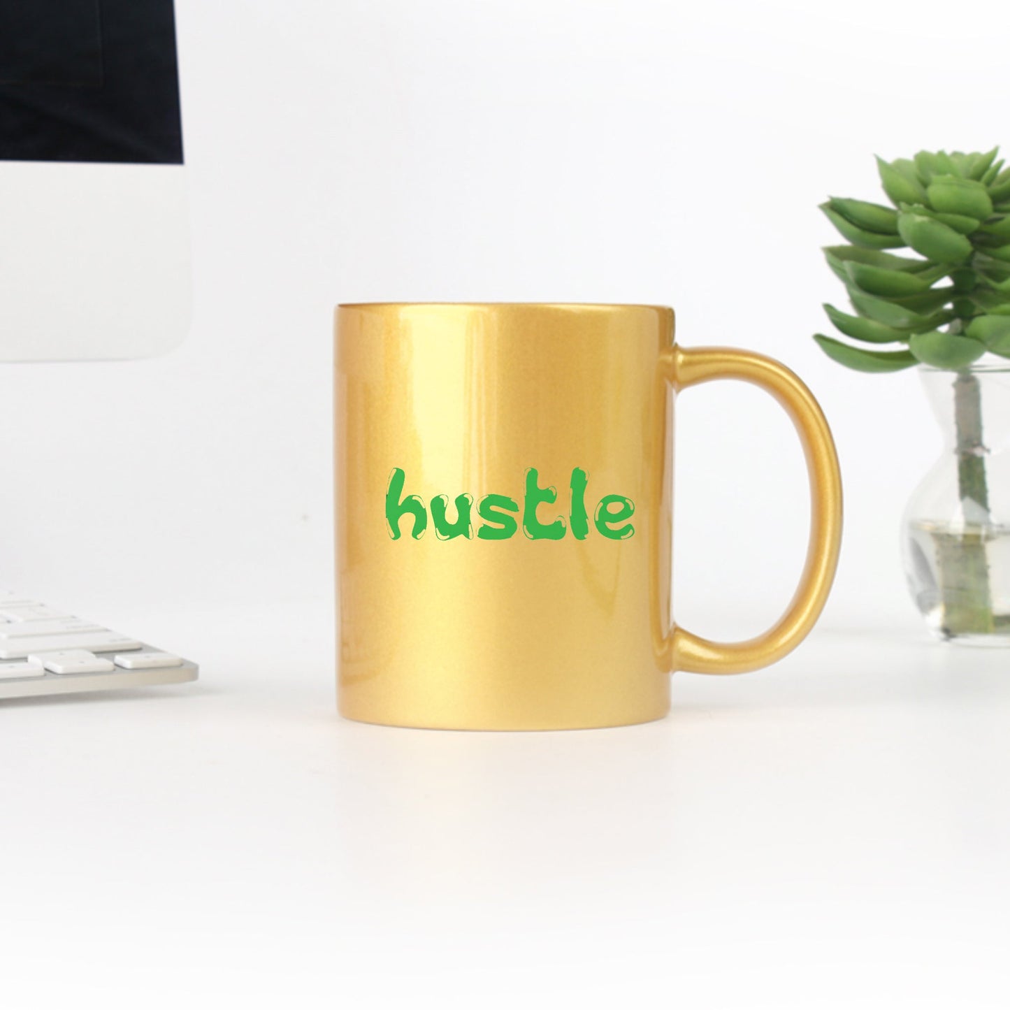 Hustle  Gold & Silver Mug