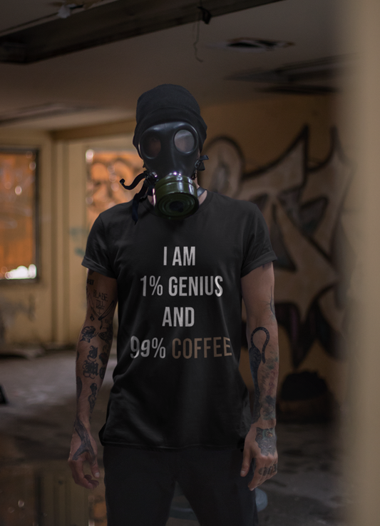 Virgin Teez T-SHIRT I am 99% coffee T-shirt