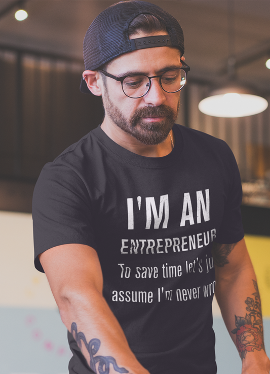 Virgin Teez T-SHIRT I am Entrepreneur  T-shirt