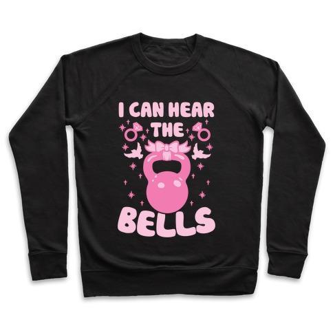 Virgin Teez  Pullover Crewneck Sweatshirt / x-small / Black I CAN HEAR THE BELLS CREWNECK SWEATSHIRT