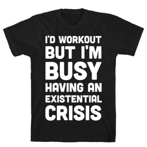 GYM FIT T-SHIRT I'D WORKOUT BUT T-SHIRT