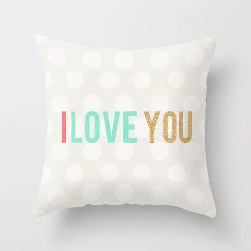 The Pillow pillows I love you Pillow