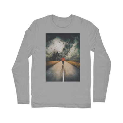 VIRGIN TEEZ Long sleeves T-shirt Light Grey / Unisex / S I Walk Alone Classic Long Sleeve T-Shirt