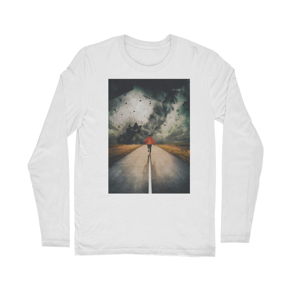 VIRGIN TEEZ Long sleeves T-shirt White / Unisex / S I Walk Alone Classic Long Sleeve T-Shirt