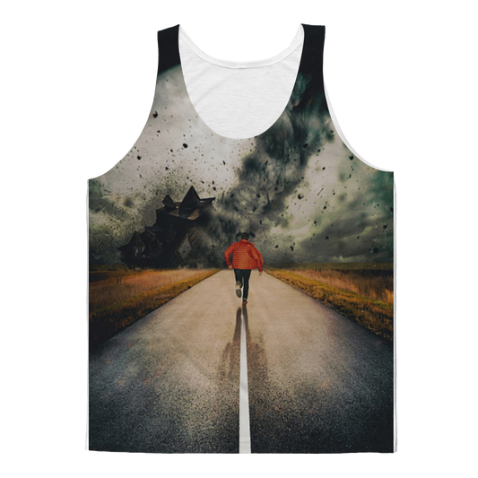 VIRGIN TEEZ Tank Top XS I Walk Alone Classic Sublimation Adult Tank Top