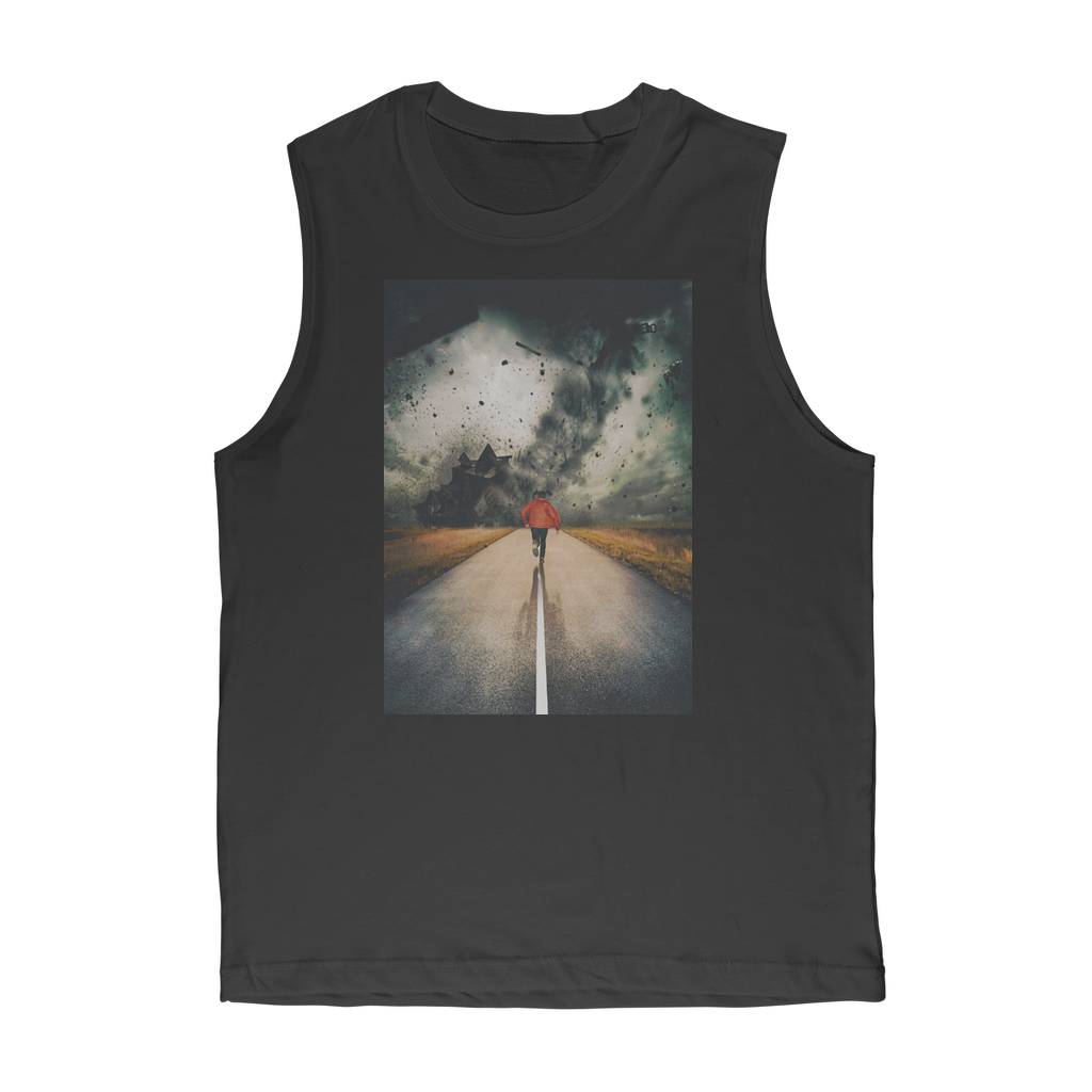 VIRGIN TEEZ Tank Top Black / Unisex / S I Walk Alone Premium Adult Muscle Top