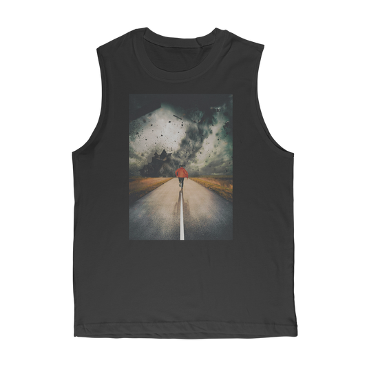 VIRGIN TEEZ Tank Top Black / Unisex / S I Walk Alone Premium Adult Muscle Top