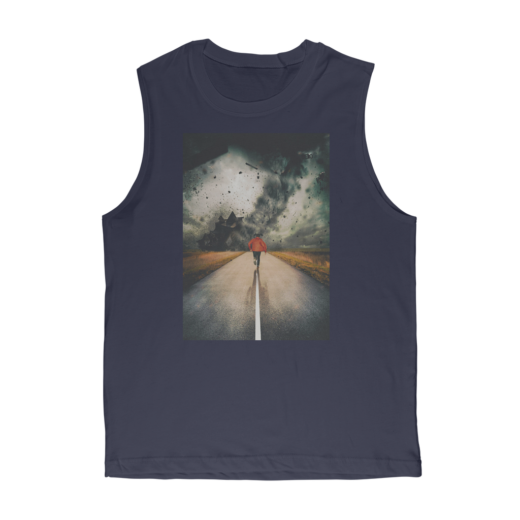 VIRGIN TEEZ Tank Top Navy / Unisex / S I Walk Alone Premium Adult Muscle Top