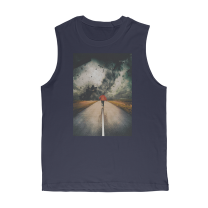 VIRGIN TEEZ Tank Top Navy / Unisex / S I Walk Alone Premium Adult Muscle Top