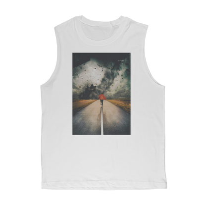 VIRGIN TEEZ Tank Top White / Unisex / S I Walk Alone Premium Adult Muscle Top