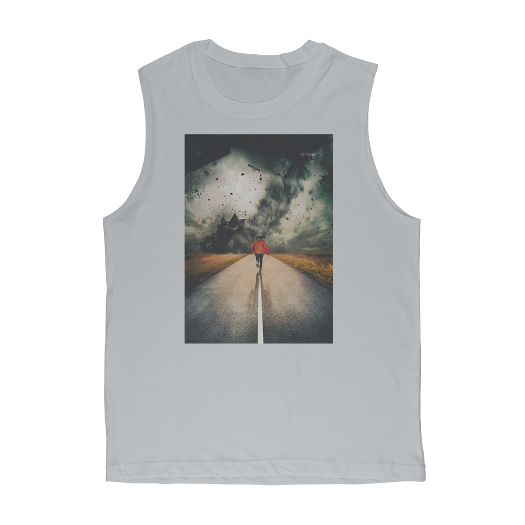 VIRGIN TEEZ Tank Top Light Grey / Unisex / S I Walk Alone Premium Adult Muscle Top