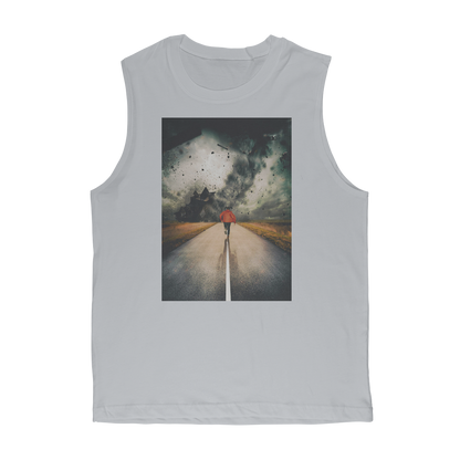 VIRGIN TEEZ Tank Top Light Grey / Unisex / S I Walk Alone Premium Adult Muscle Top