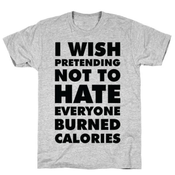 GYM FIT T-SHIRT I WISH PRETENDING T-SHIRT