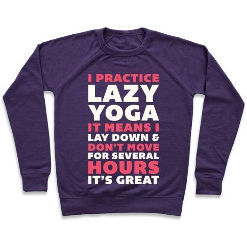 Virgin Teez  Pullover Crewneck Sweatshirt / x-small / Purple IF I PASS OUT JUST LEAVE ME ON THE FLOOR TO DIE CREWNECK SWEATSHIRT