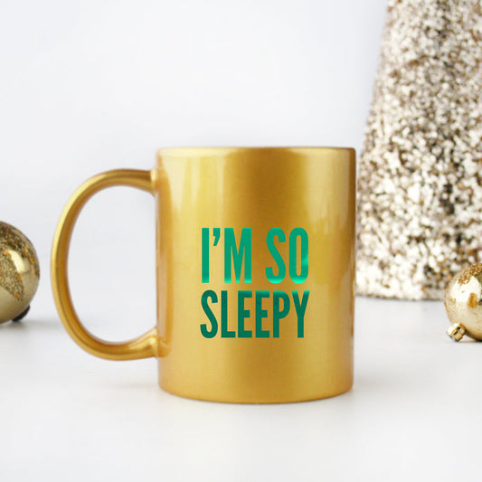 Im So Sleepy Gold & Silver Mug