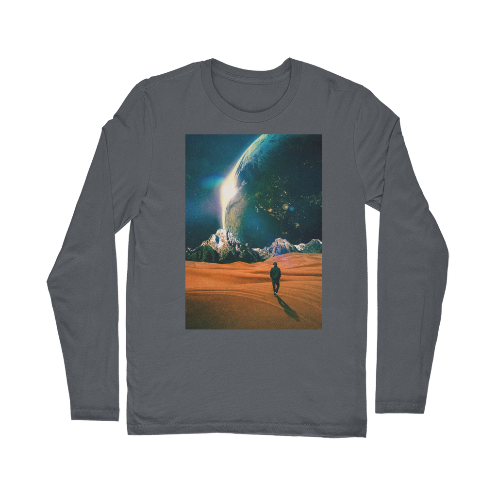 VIRGIN TEEZ Long sleeves T-shirt Dark Grey / Unisex / S In the Middle of No where Classic Long Sleeve T-Shirt