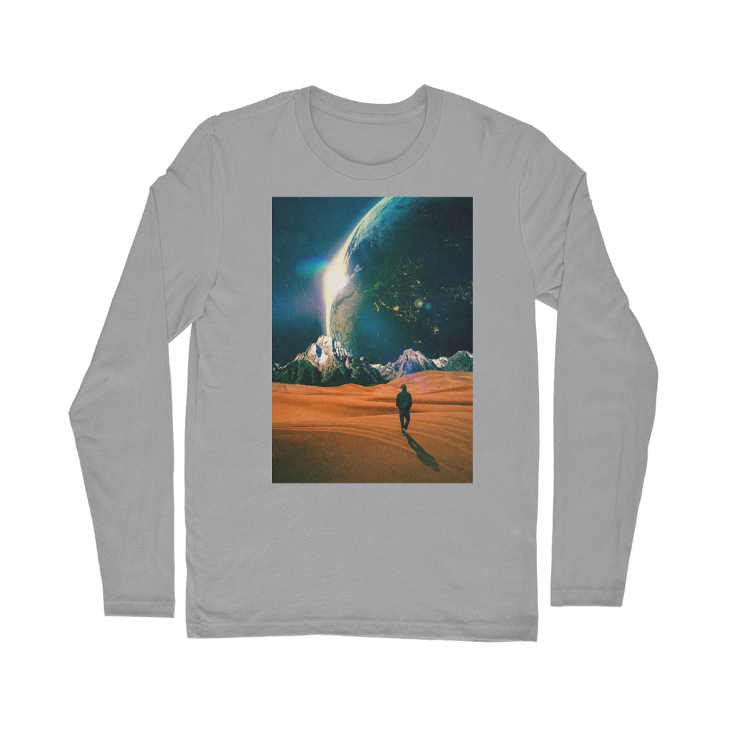 VIRGIN TEEZ Long sleeves T-shirt Light Grey / Unisex / S In the Middle of No where Classic Long Sleeve T-Shirt