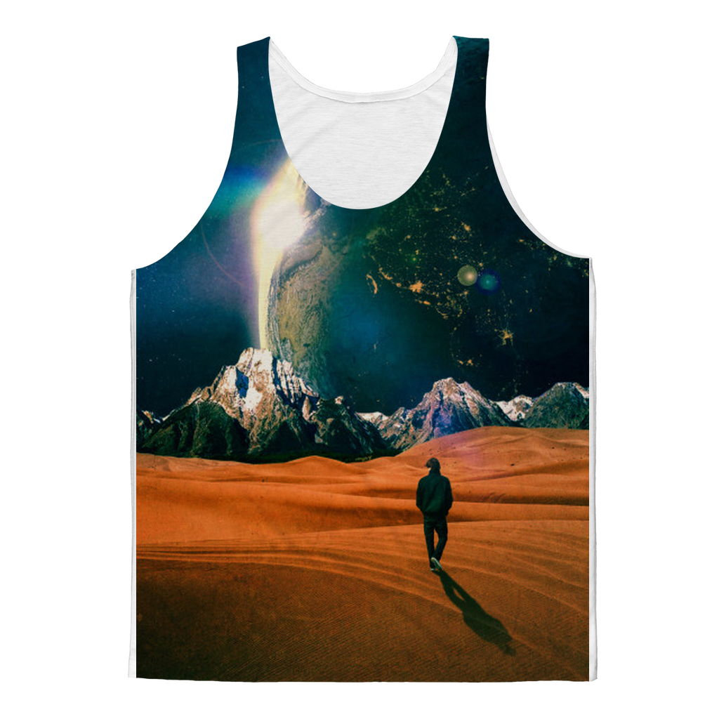 VIRGIN TEEZ Tank Top XS In the Middle of No where Classic Sublimation Adult Tank Top