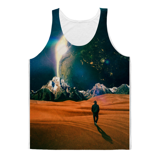 VIRGIN TEEZ Tank Top XS In the Middle of No where Classic Sublimation Adult Tank Top