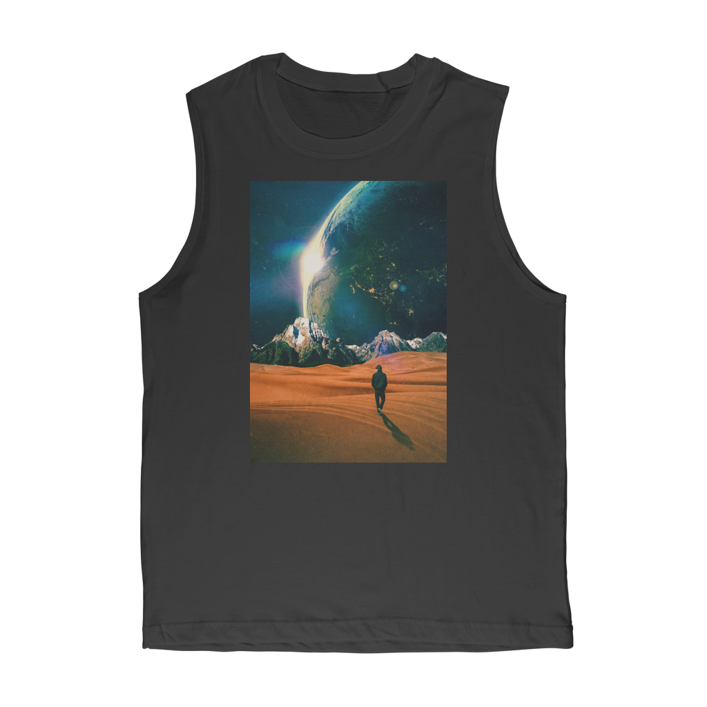 VIRGIN TEEZ Tank Top Black / Unisex / S In the Middle of No where Premium Adult Muscle Top