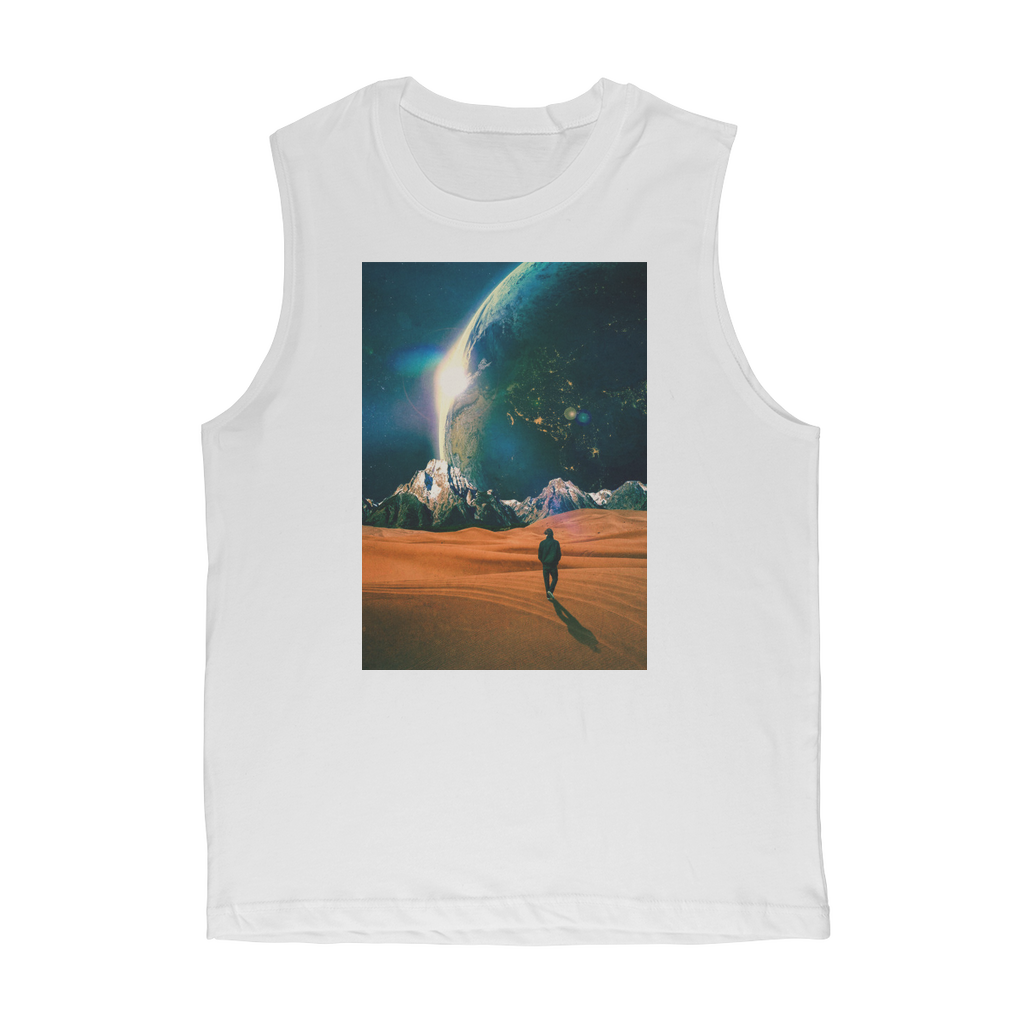 VIRGIN TEEZ Tank Top White / Unisex / S In the Middle of No where Premium Adult Muscle Top